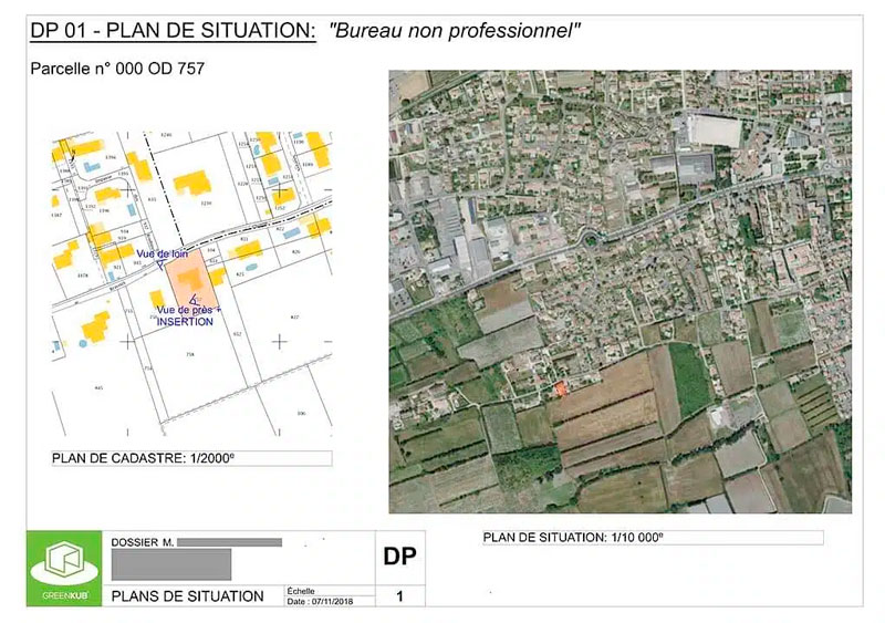 DP01 Plan de situation