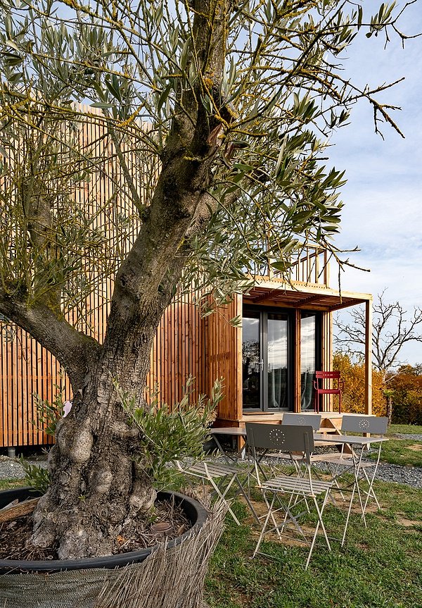entrée greenkub jardin
