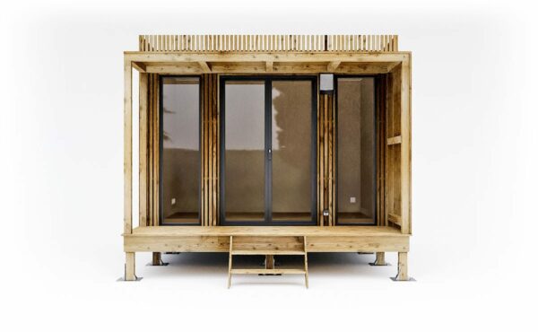Studio de jardin de 11m2 de face