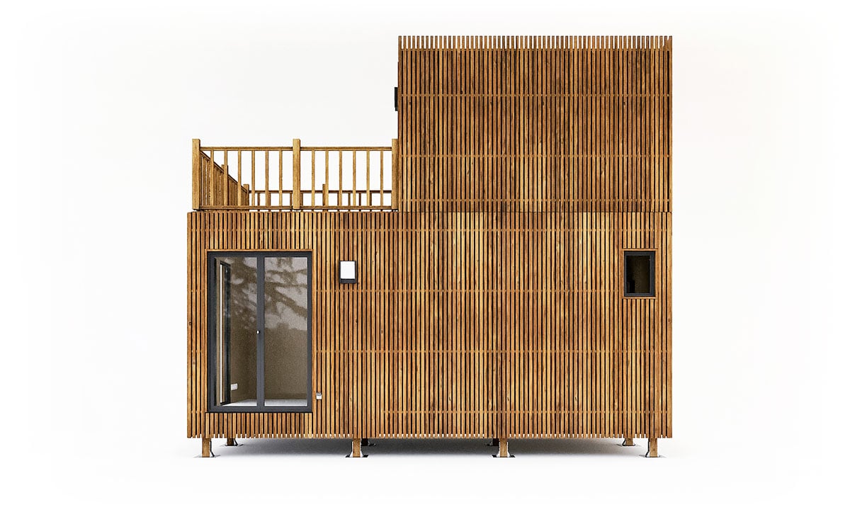 face-gk30t-access Studio de jardin avec une terrasse tropézienne