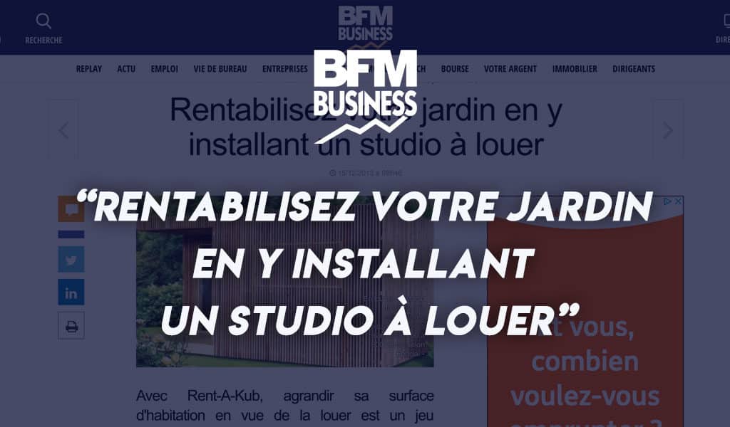 Avec Rent-A-Kub, agrandir sa surface d'habitation en vue de la louer est un jeu d'enfant. En moins de 48 heures, un studio préfabriqué peut être installé dans un jardin. Le tout pour 39.000 euros.