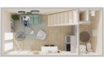 Studio de jardin en bois : Chambre d'hôtes pour 4 personnes