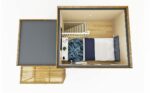 Studio de jardin mezzanine chambre