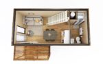 Intérieur d'un studio de jardin de 30m2