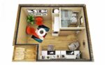 Aménagement d'un bureau de jardin