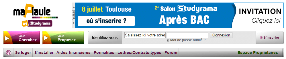 mapiaule logement étudiant