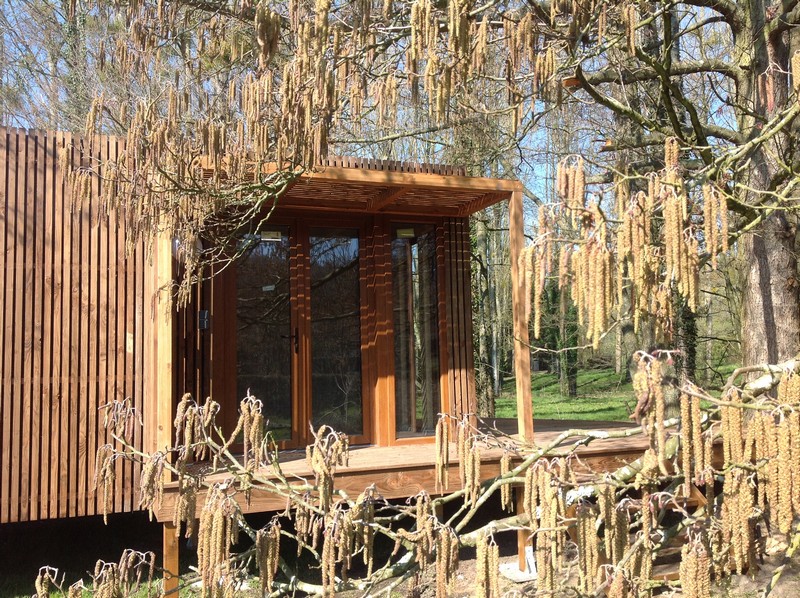 studio studios jardin 20m2 calvados terrasse