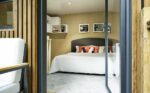 Chambre d'un studio de jardin