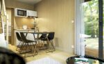 Intérieur d'un studio de jardin