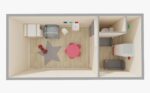 Micro-crèche : vue de haut