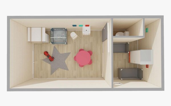 Micro-crèche : vue de haut