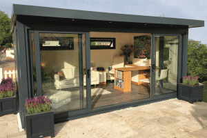 bureau de jardin habitable