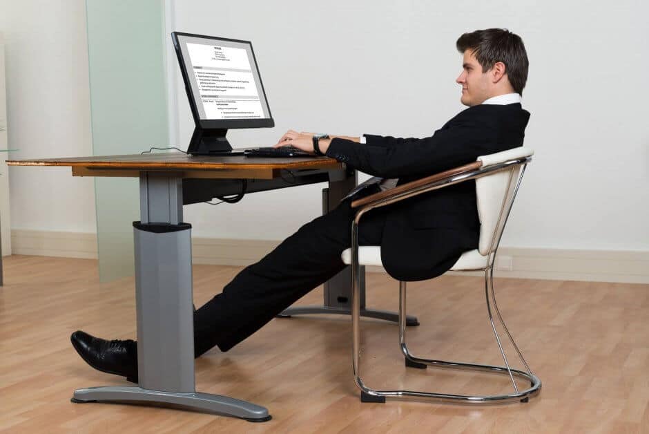 Chaise de bureau classique Chaise de bureau chaise à 4 pieds