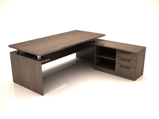 Bureau en angle