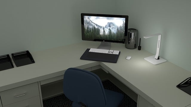 Bureau pofessionnel en angle