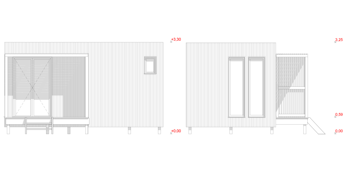 studio-de-jardin-GK15-coupes-exterieur Coupes Exterieur d'un studio de jardin de 15m2