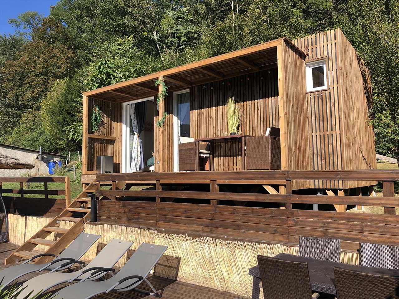 Pool house bois piscine isère Greenkub