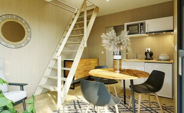 Aménagement salon pour un studio