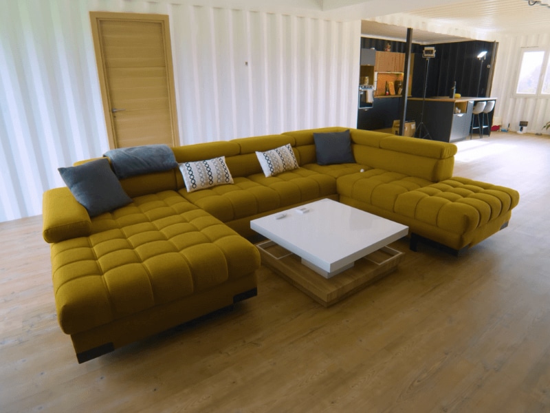 Finitions d'une maison conteneur