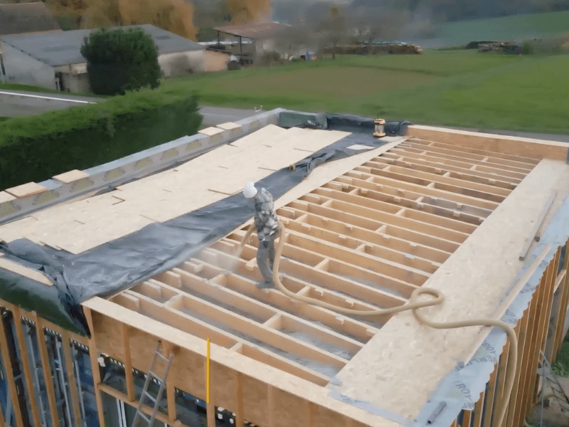 Isolation d'une maison conteneur