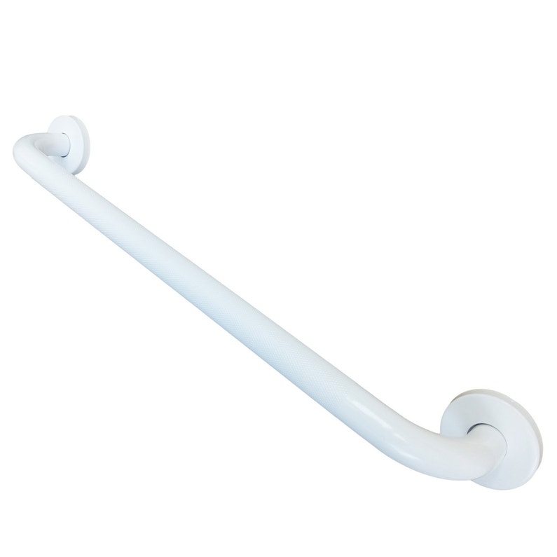 barres d'appui en acier inoxydable blanc