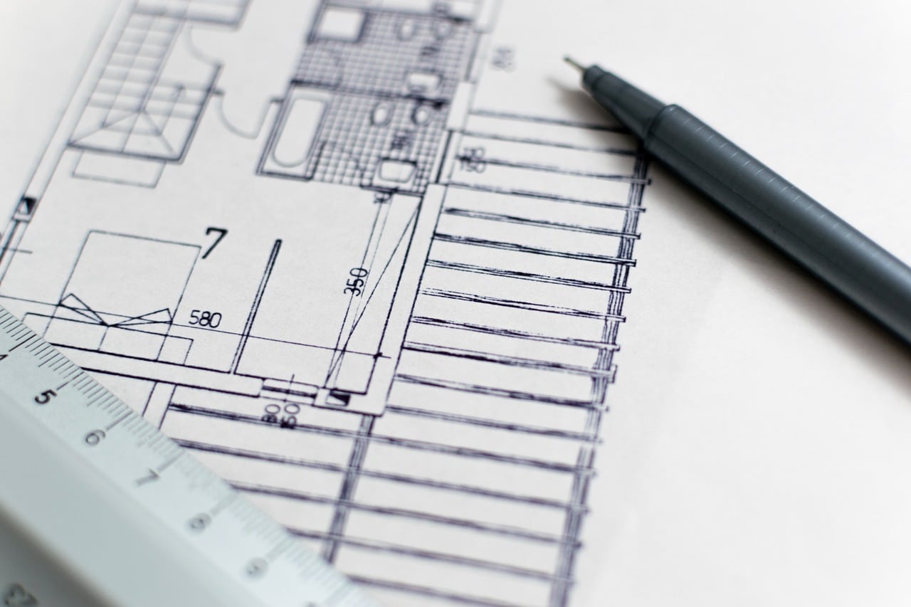 Plan architecte pour une extension de maison 