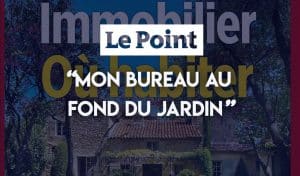 Article de presse Le Point sur le bureau de jardin Greenkub