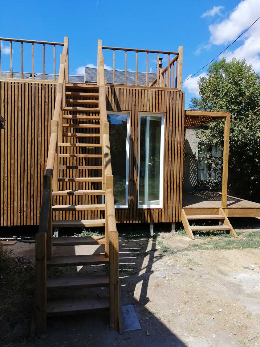 Studio de jardin de 20m2 avec toit terrasse