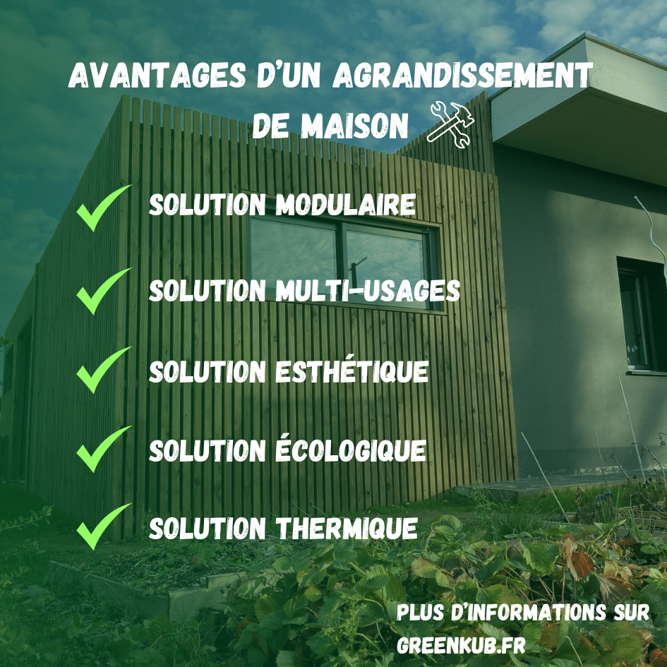 Les avantages d'un agrandissement de maison en bois