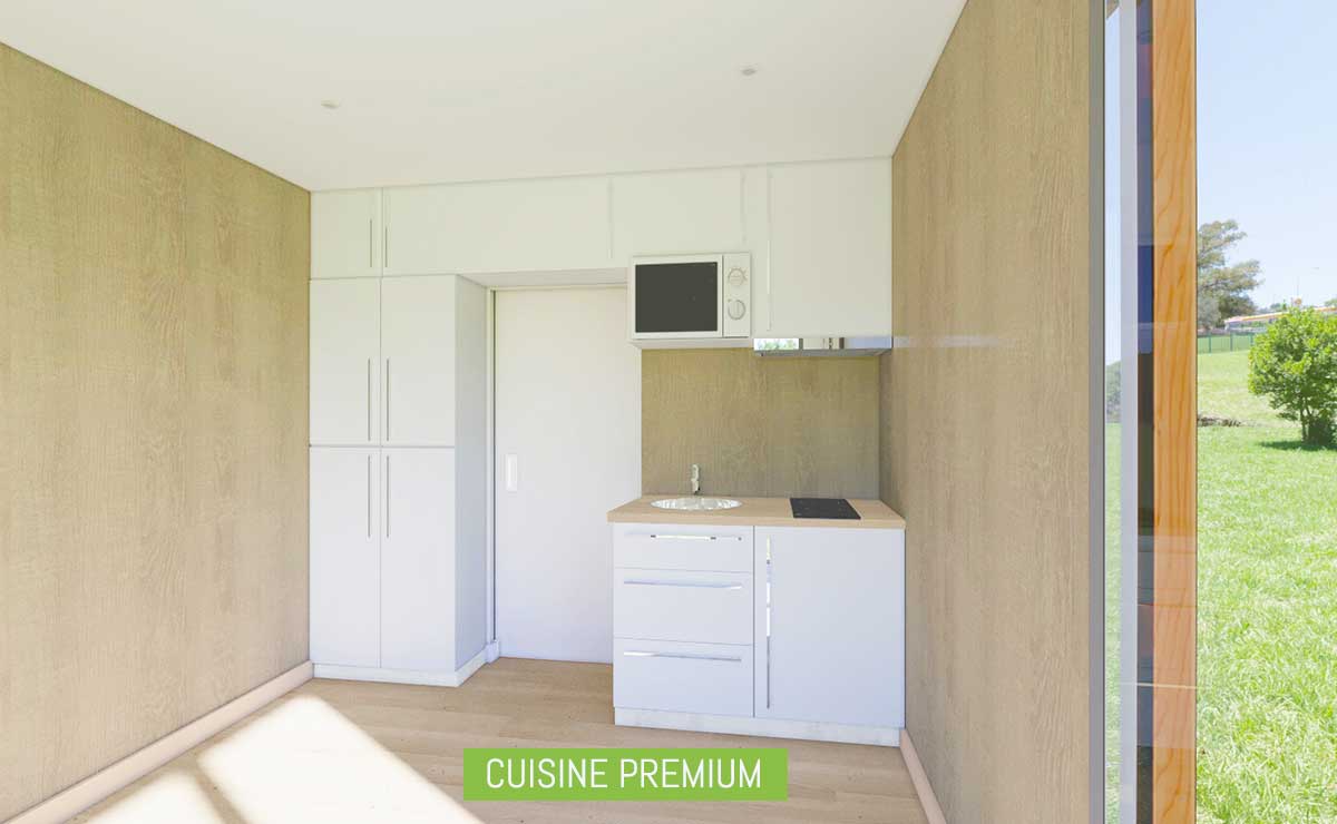 cuisine-premium-studio Cuisine premium d'un studio Greenkub