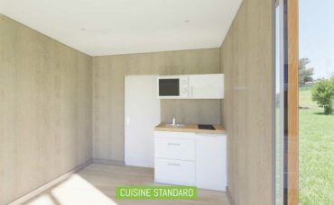Cuisine standard dans un studio Greenkub