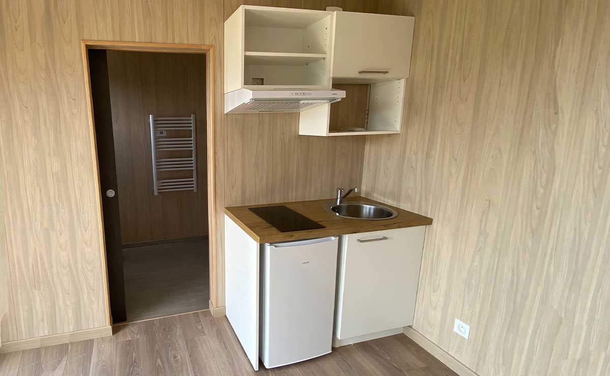 studio-cuisine-standard Cuisine standard d'un studio Greenkub
