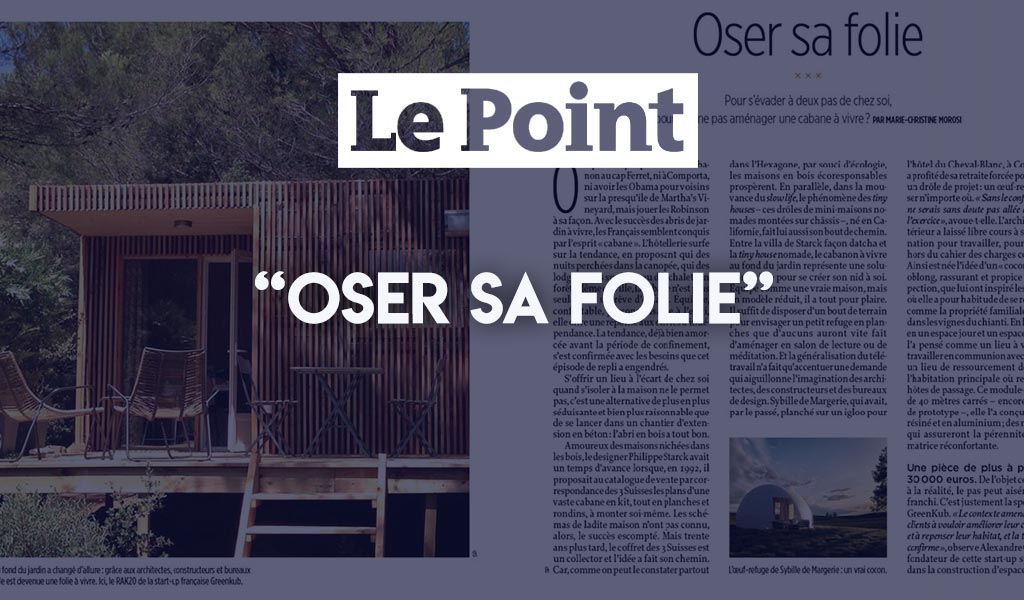 Image de couverture Greenkub Le point