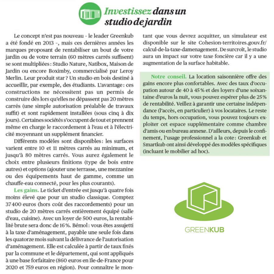 article mieux vivre votre argent greenkub