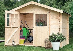 Abri de jardin pour travailler