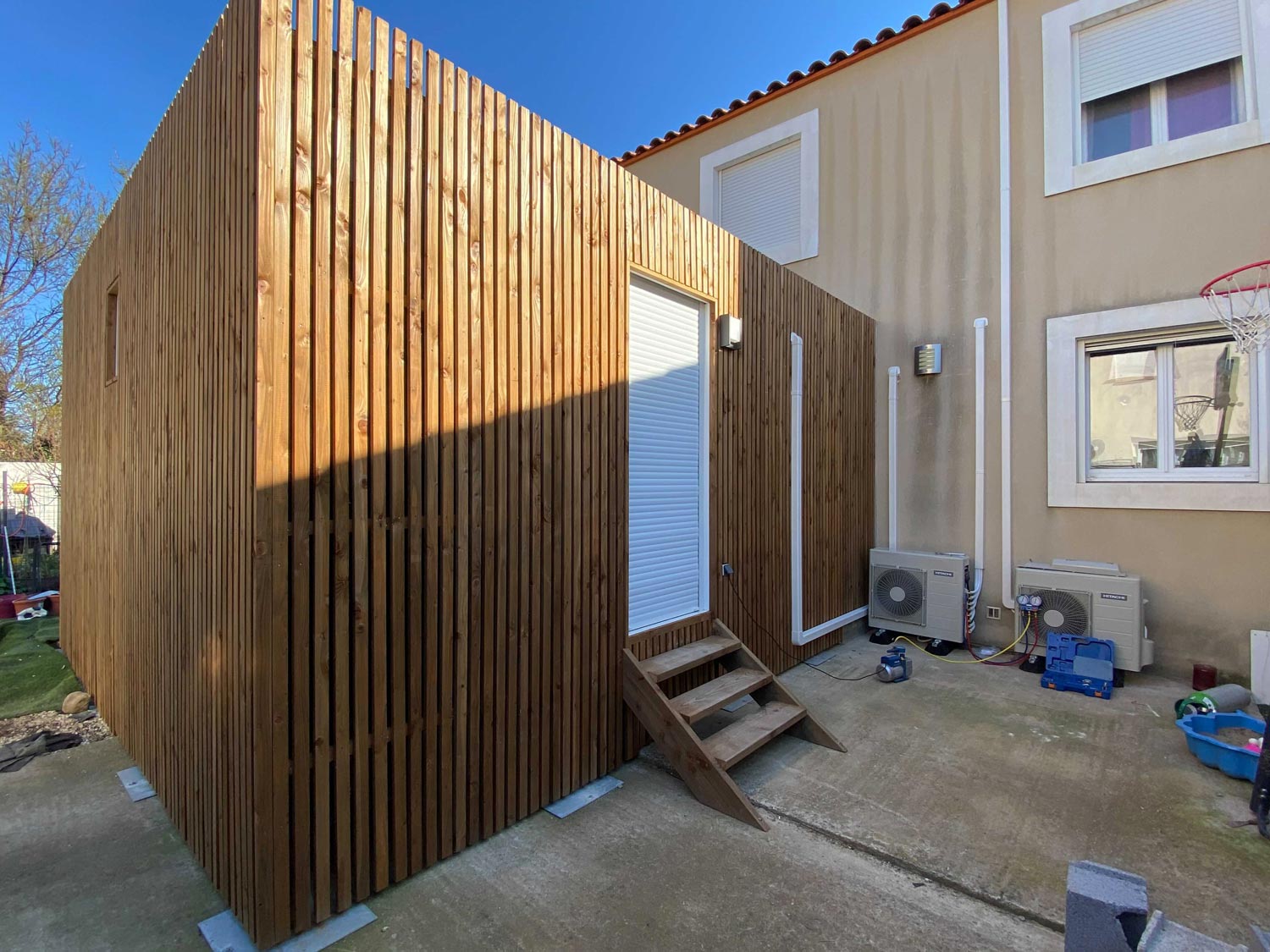 Extension de maison en bois de 30m2
