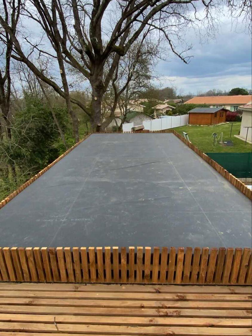 Installation toiture végétalisée