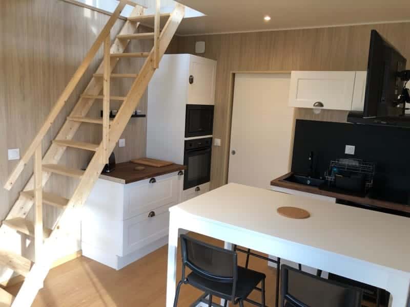 Cuisine d'un studio de jardin Greenkub de 30m2