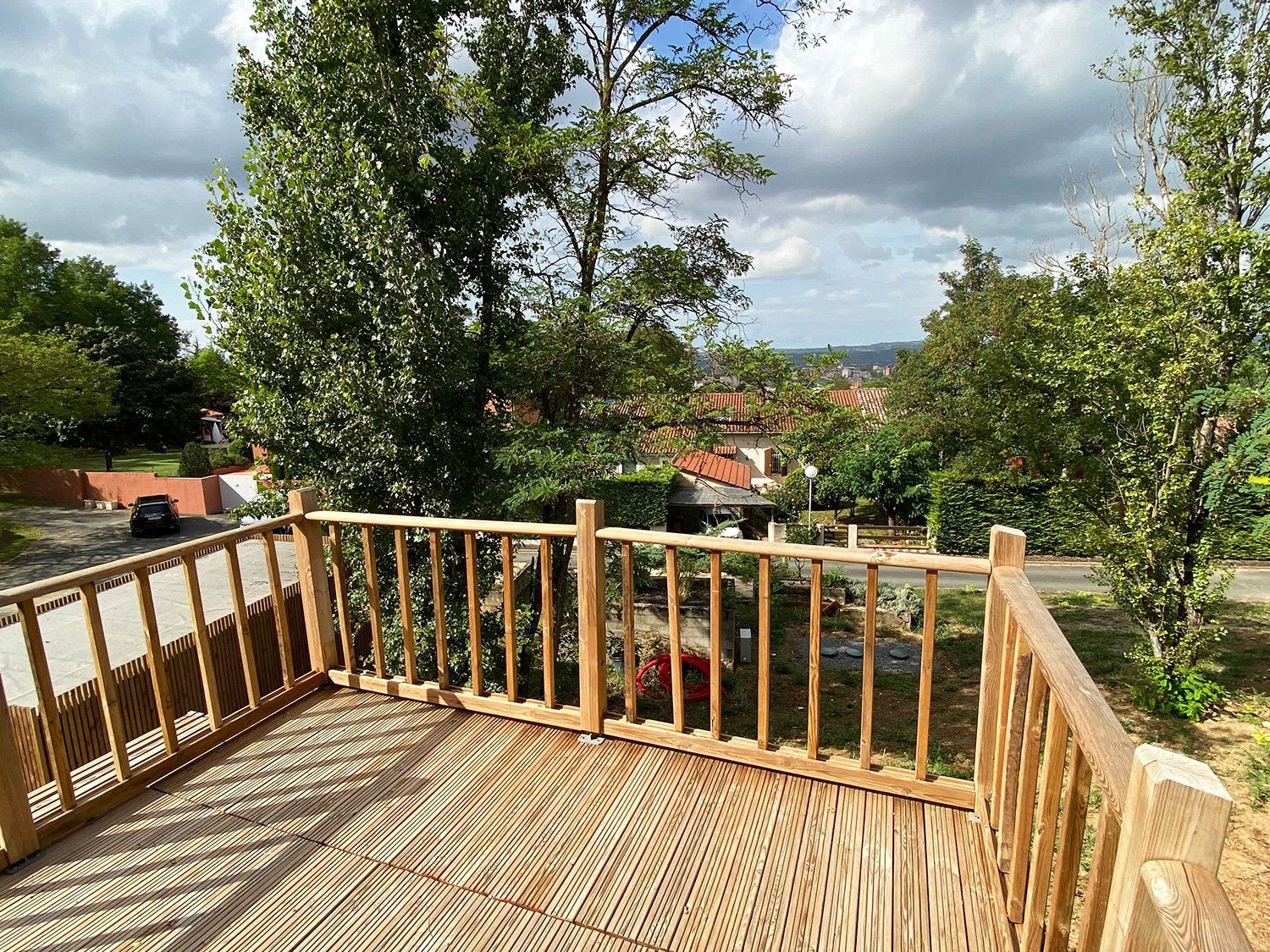 Terrasse tropézienne d'un studio