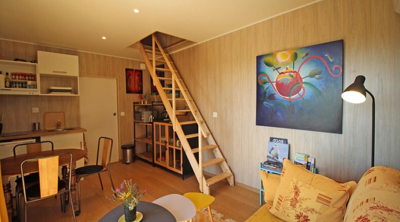 Aménagement intérieur d'un chalet
