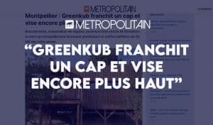 Article presse Metropolitaine Greenkub