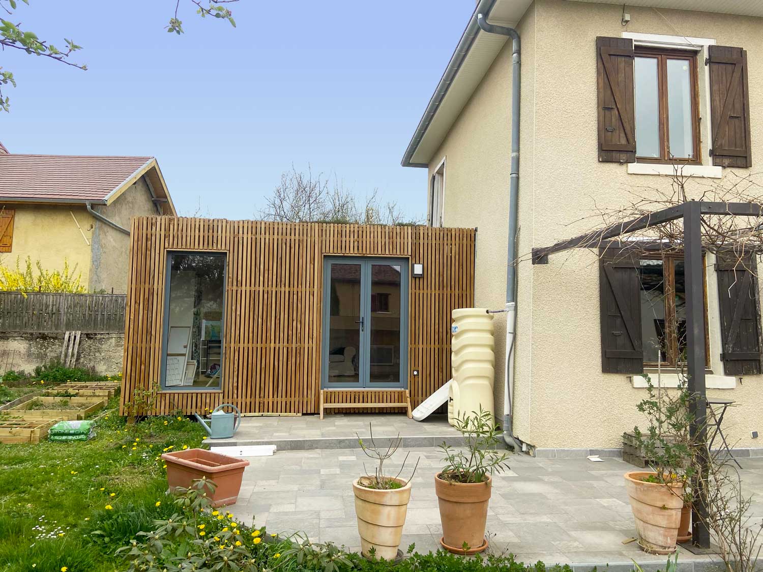 Extension de maison en bois