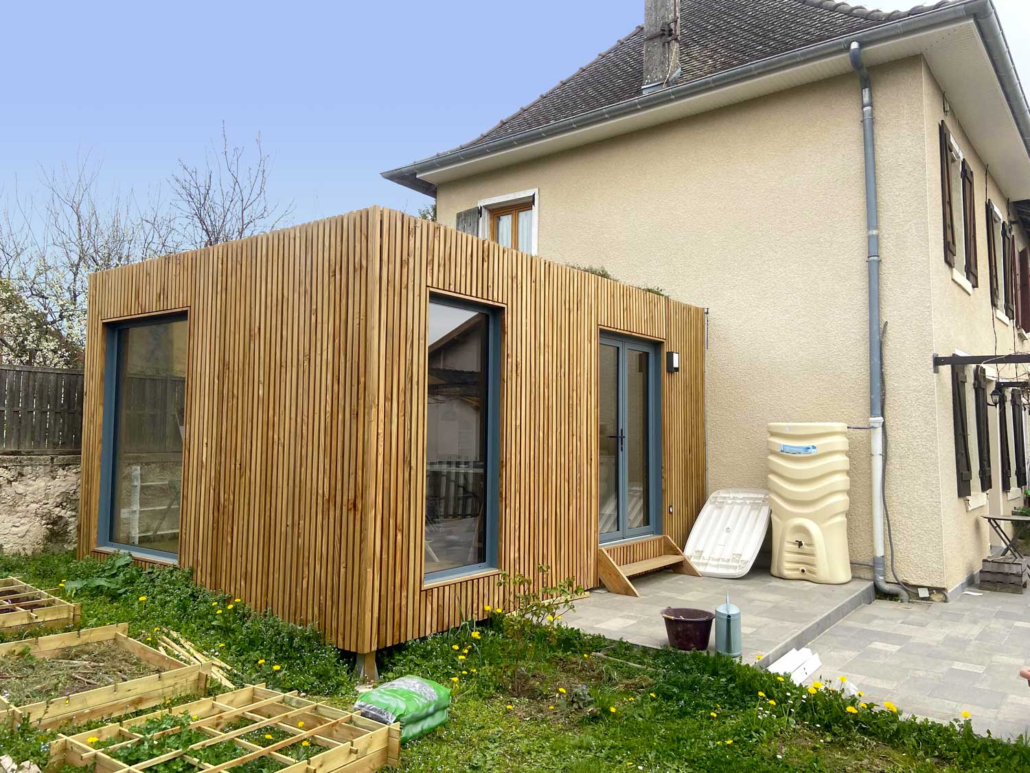 Extension de maison en bois