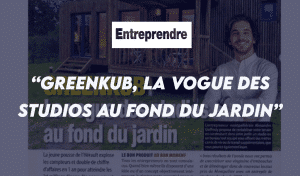 Article de presse Entreprendre studio de jardin