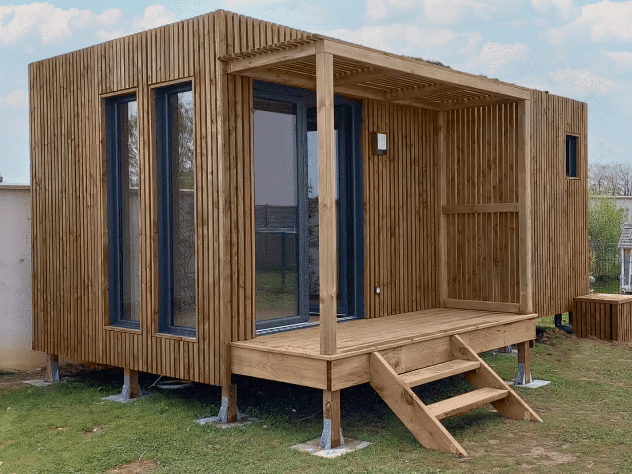 Studio en bois de 20m2