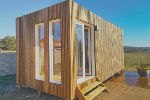 Une tiny house en bois