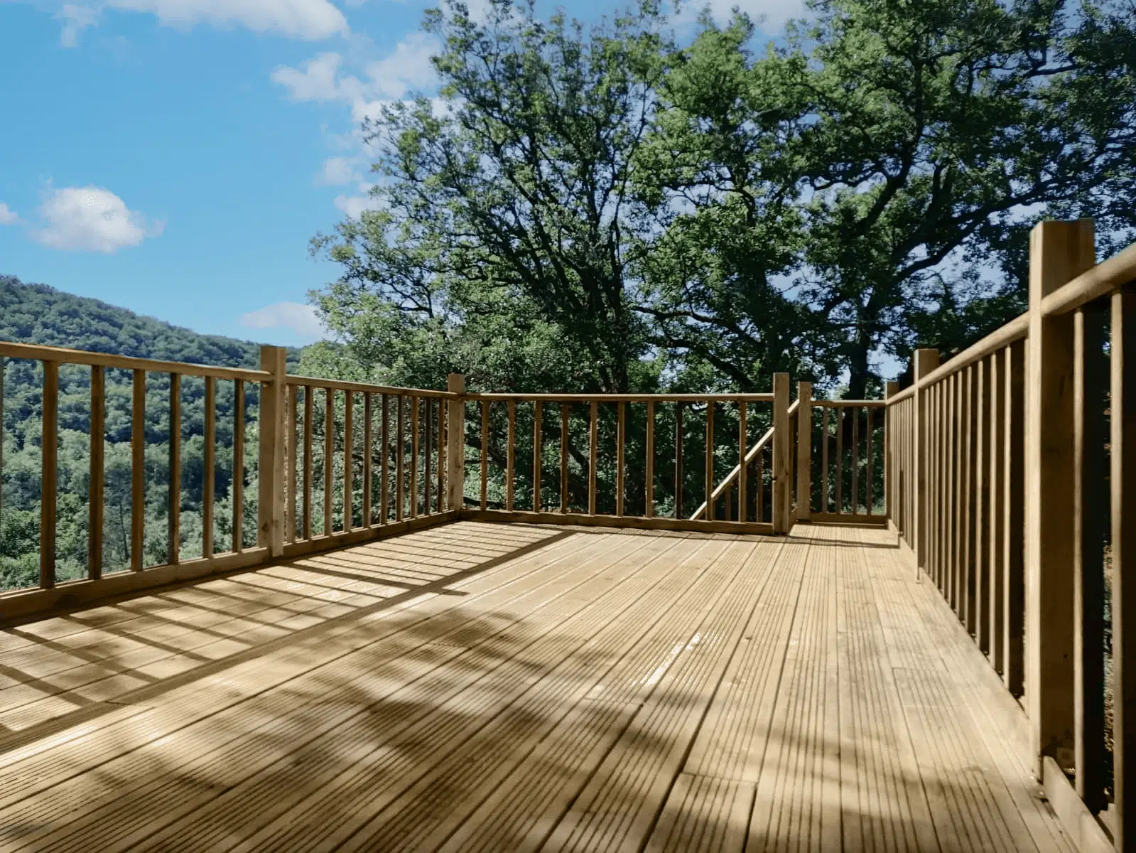 Terrasse d'un studio de jardin