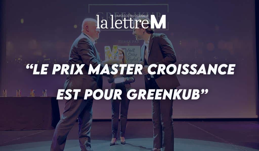 Article presse LaLettre M Master croissance Greenkub