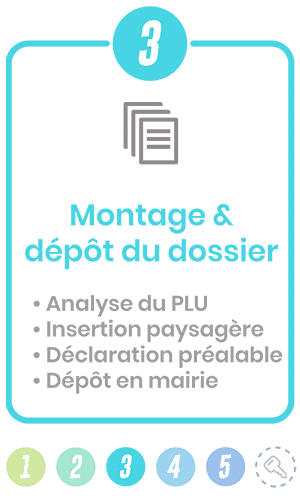 Montage et dépôt du dossier d'un studio