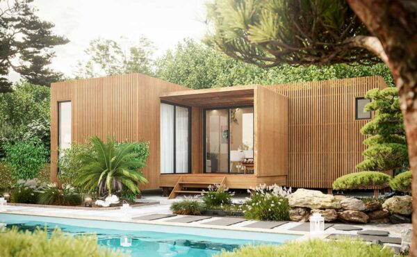 Une maison de jardin en bois de 30m2